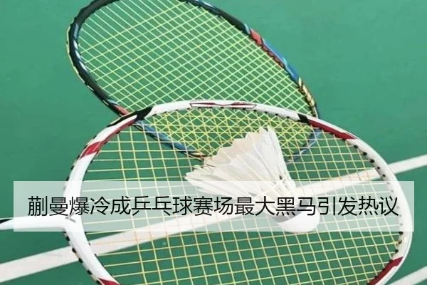 蒯曼爆冷成乒乓球赛场最大黑马引发热议